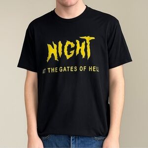 Unisex Black T-shirt Size Men's Med/Women's Lg NWOT